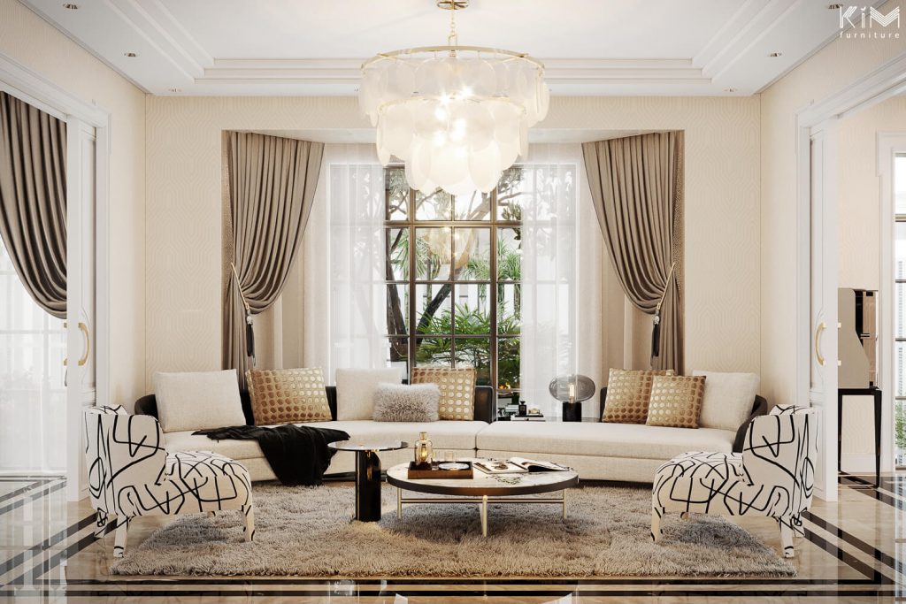 phòng khách biệt thự Vinhomes Harmony phòng khách biệt thự Vinhomes Harmony