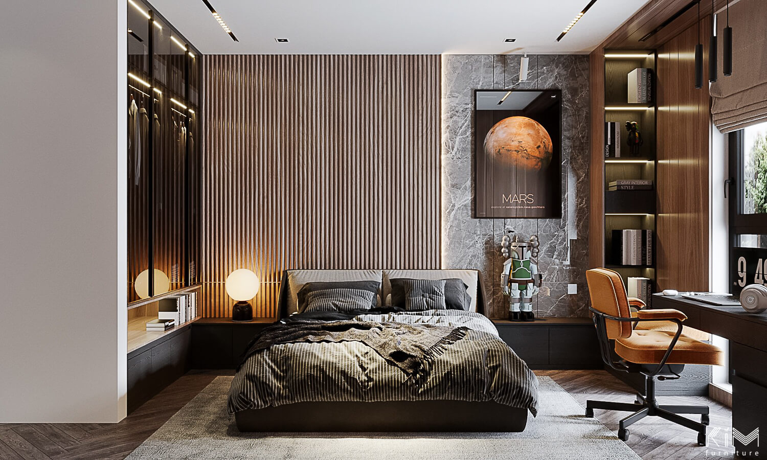 25+ Mẫu thiết kế nội thất phòng ngủ biệt thự đẹp và sang trọng