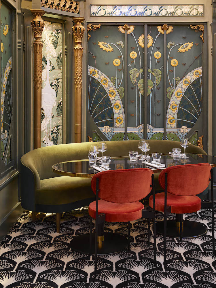mẫu bàn ăn đẹp phong cách Art Deco