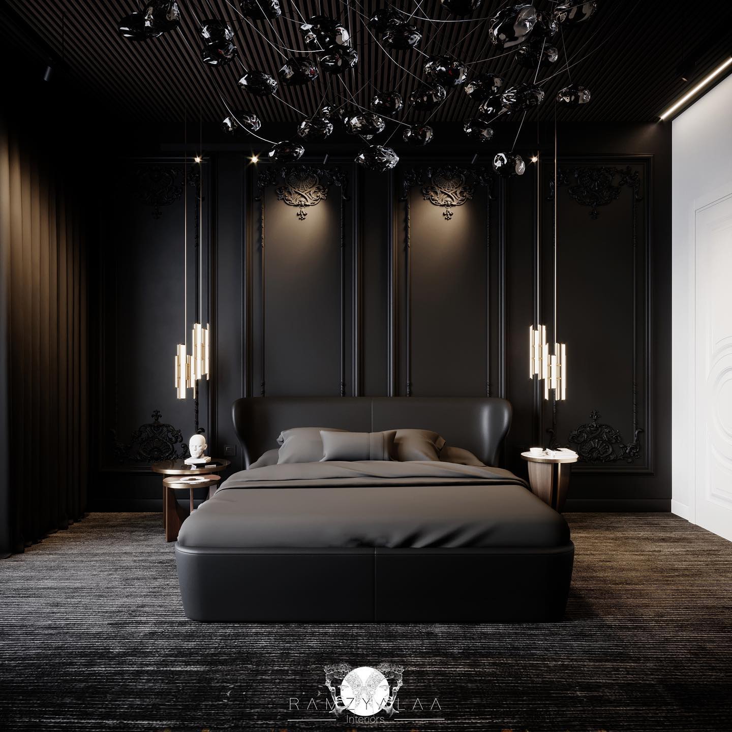 6 Thiết kế phòng ngủ master hiện đại tối màu giúp giấc ngủ ngon hơn » Thông  tin Dự án - Cập nhật tin tức Bất Động Sản mới nhất