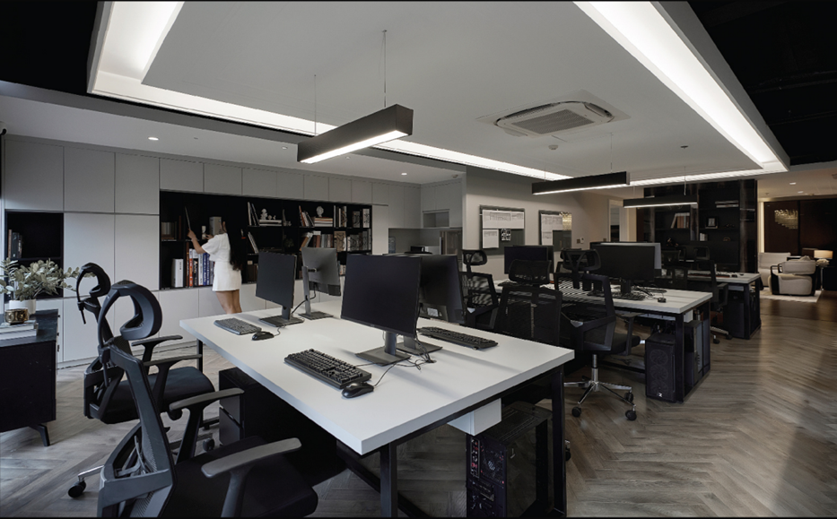 thiết kế văn phòng không gian mở