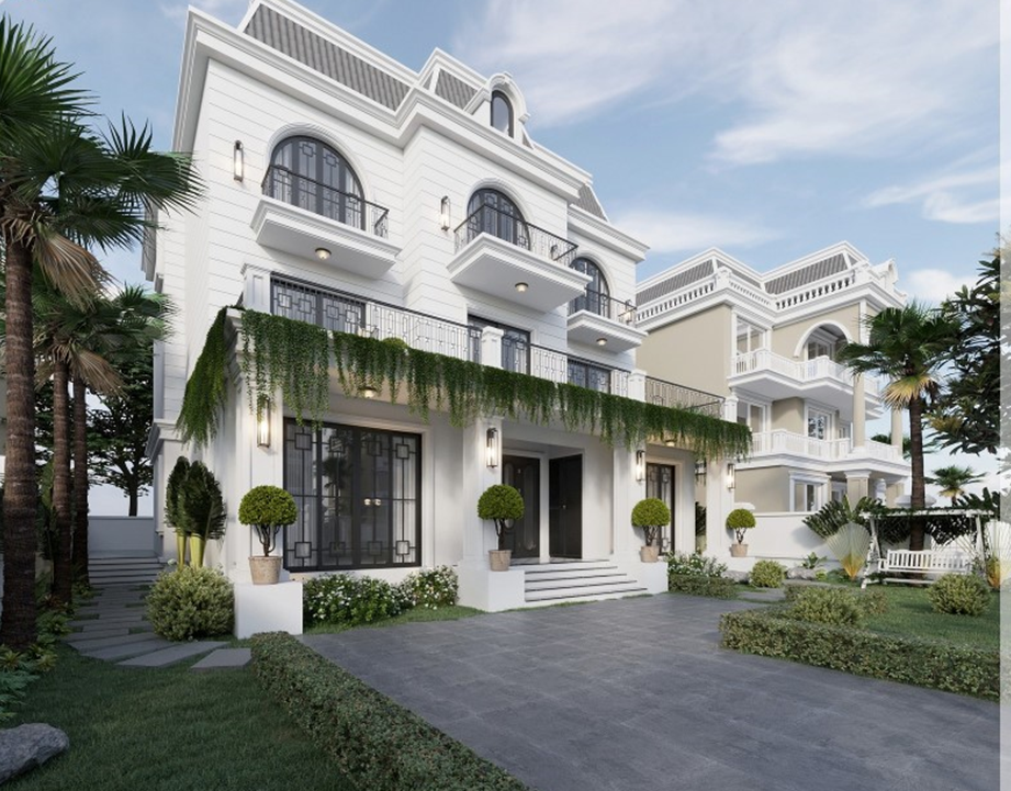 thiết kế biệt thự tân cổ điển