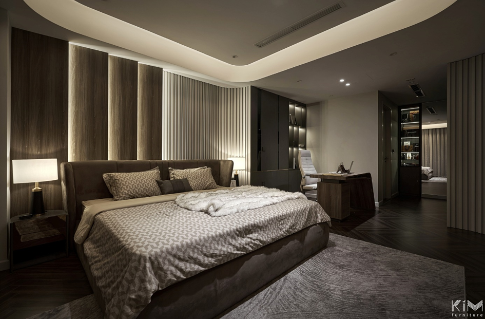 thiết kế phòng ngủ đẹp sang trọng