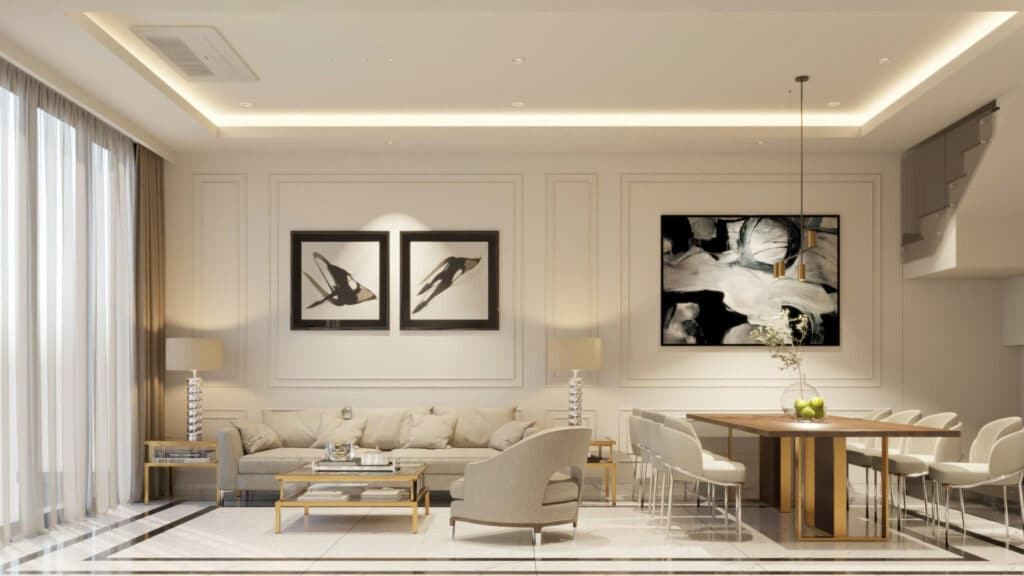 Thiết kế nội thất nhà phố