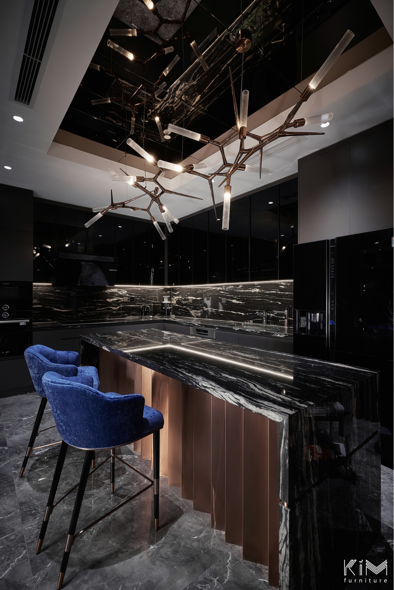 thiết kế phòng bếp hiện đại