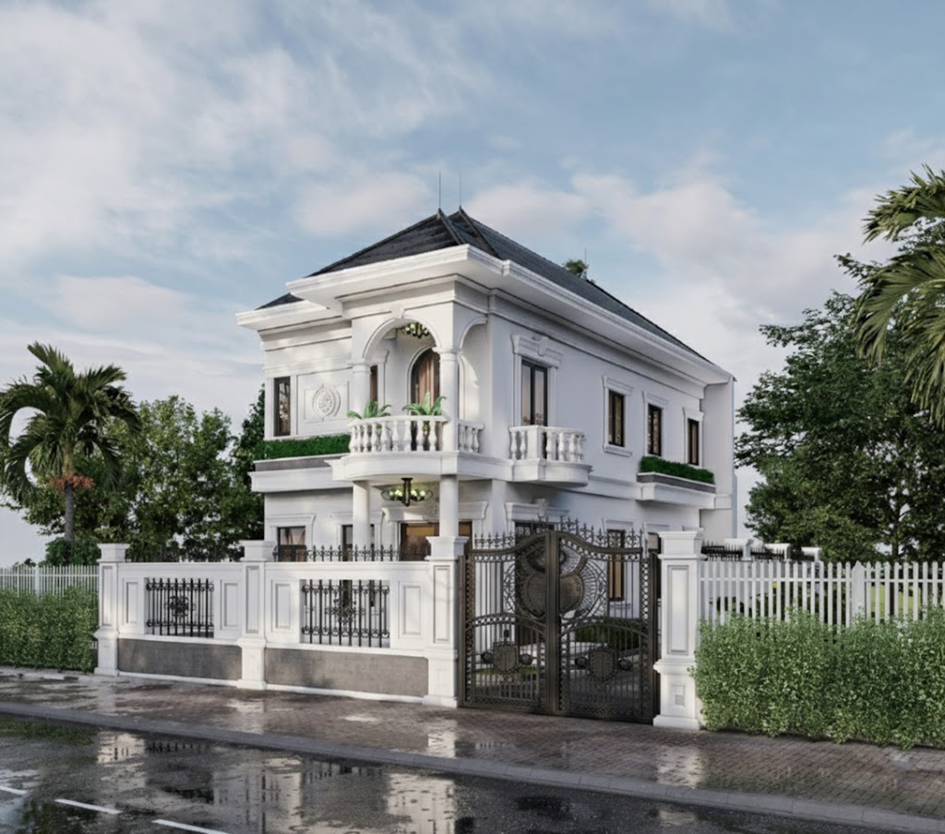 thiết kế biệt thự tân cổ điển