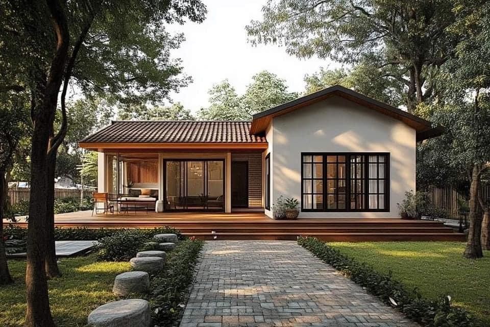 nhà cấp 4 đẹp