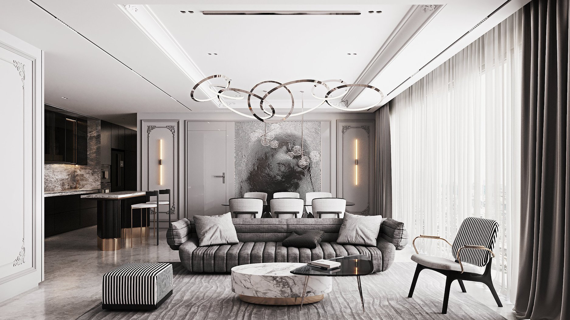 thiết kế thi công nội thất chung cư