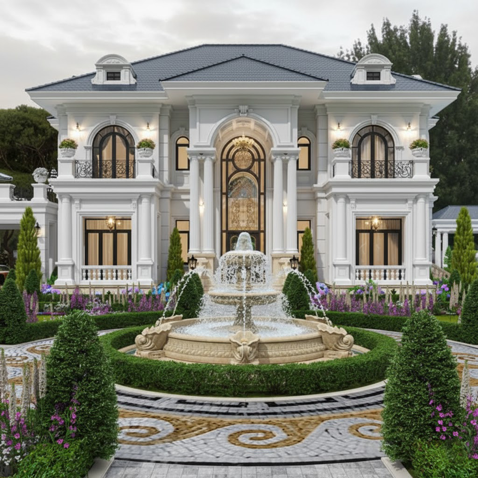 thiết kế biệt thự tân cổ điển