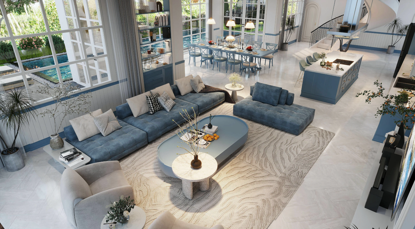 phong cách thiết kế địa trung hải