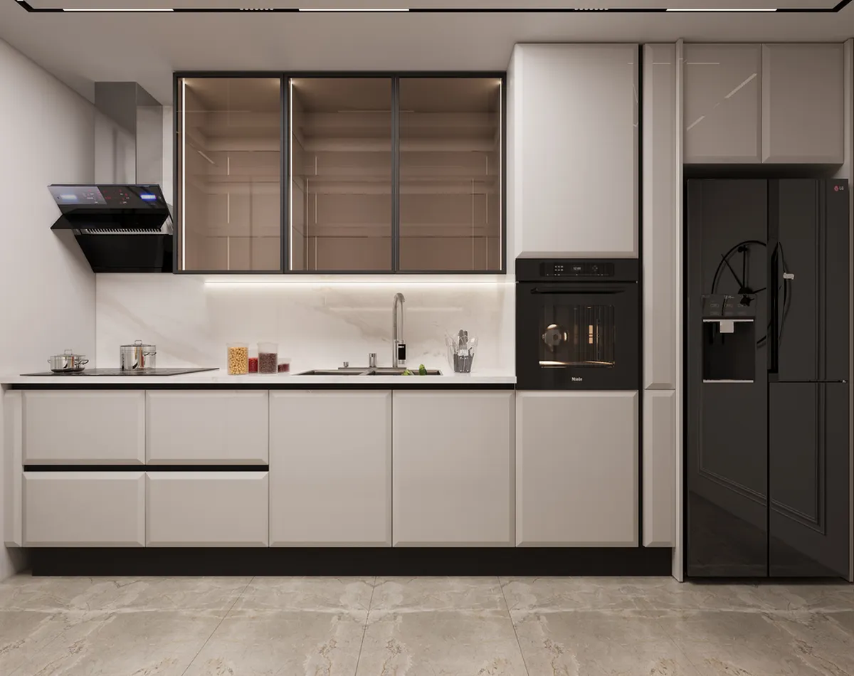 thiết kế nội thất phòng bếp