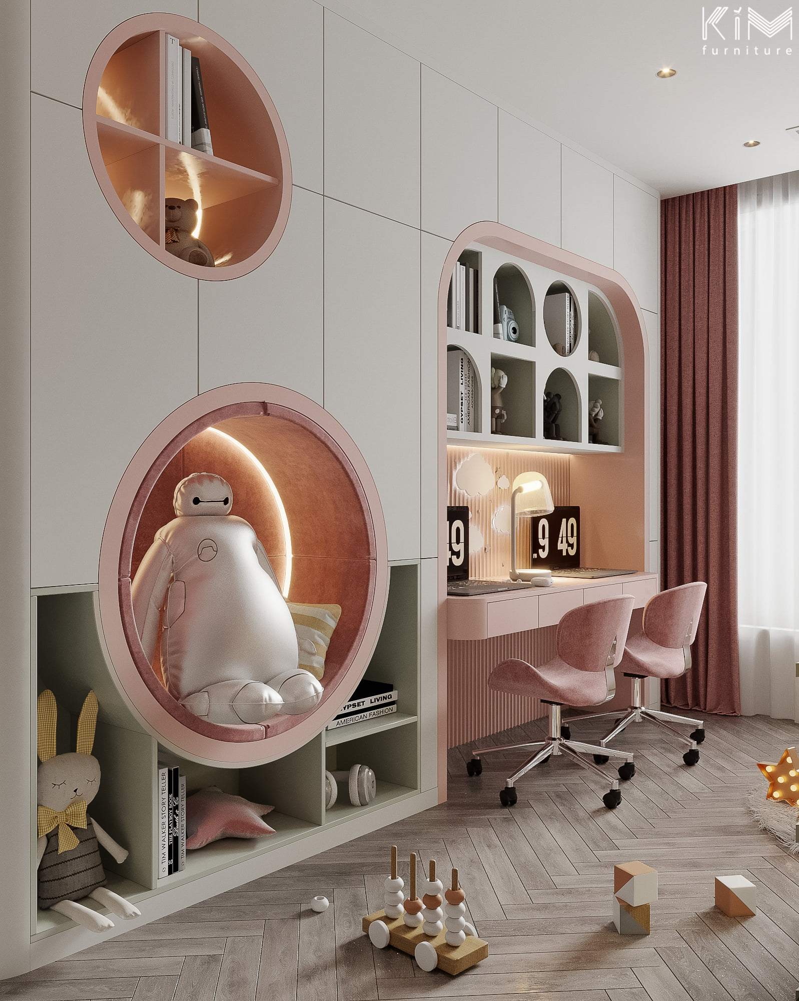 thiết kế phòng ngủ cho bé