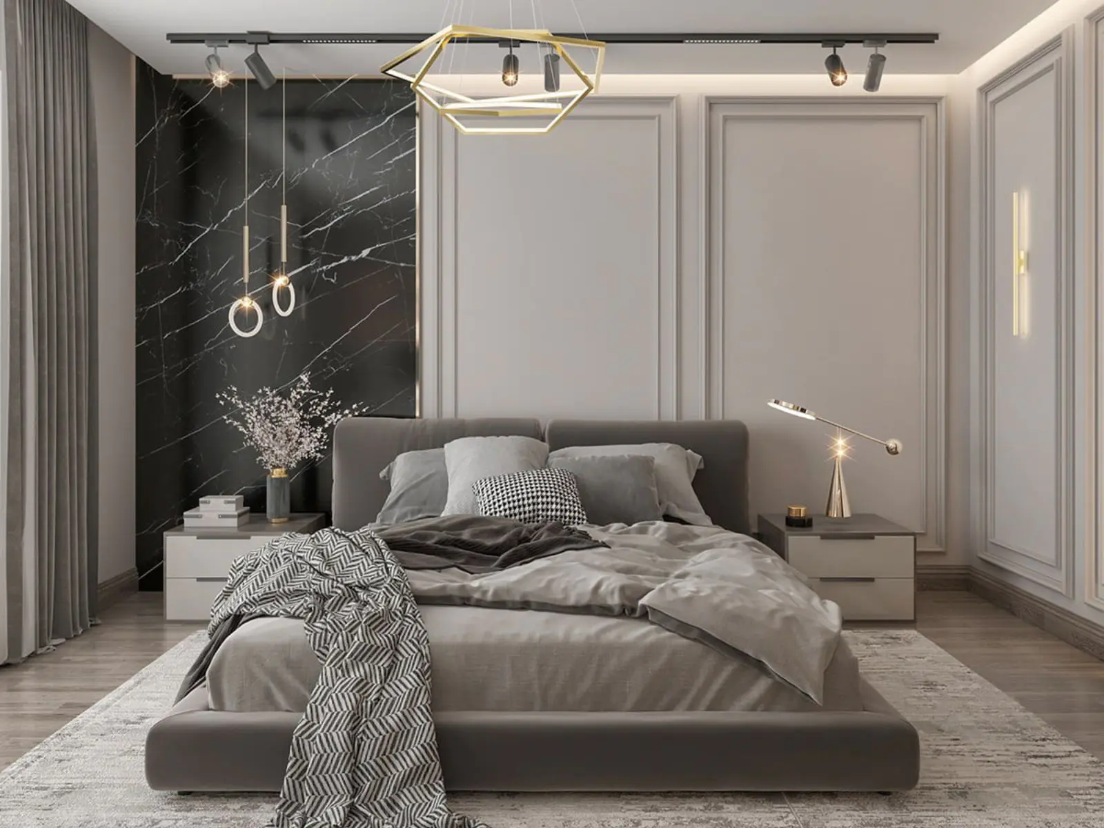 phòng ngủ tân cổ điển