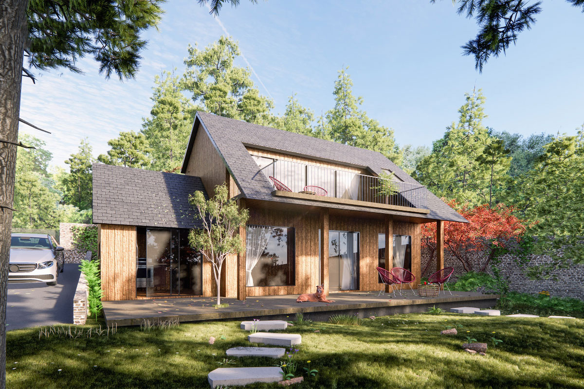 mẫu nhà homestay đẹp