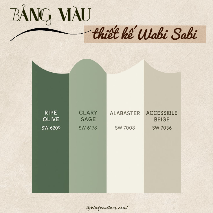 thiết kế wabi sabi