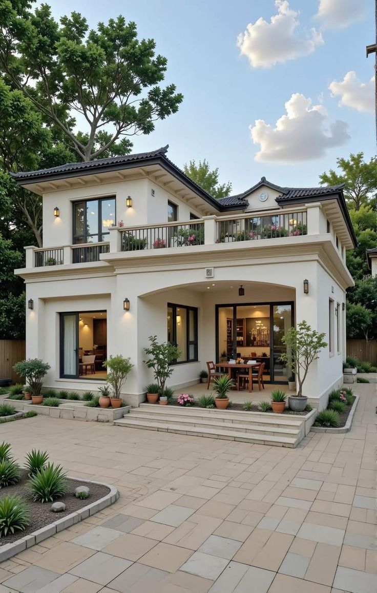 biệt thự tân cổ điển 2 tầng đẹp