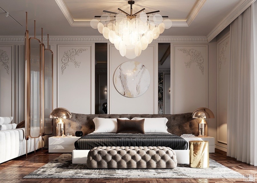 phòng ngủ tân cổ điển