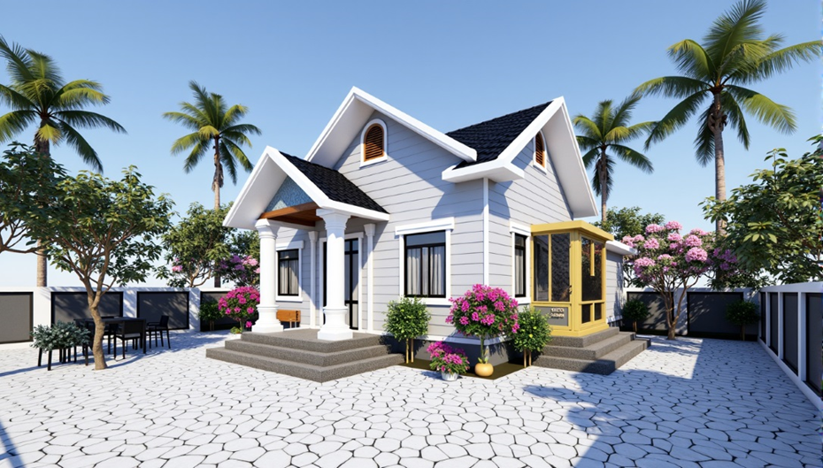 mẫu nhà cấp 4 đẹp