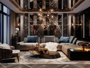 trang trí phòng khách