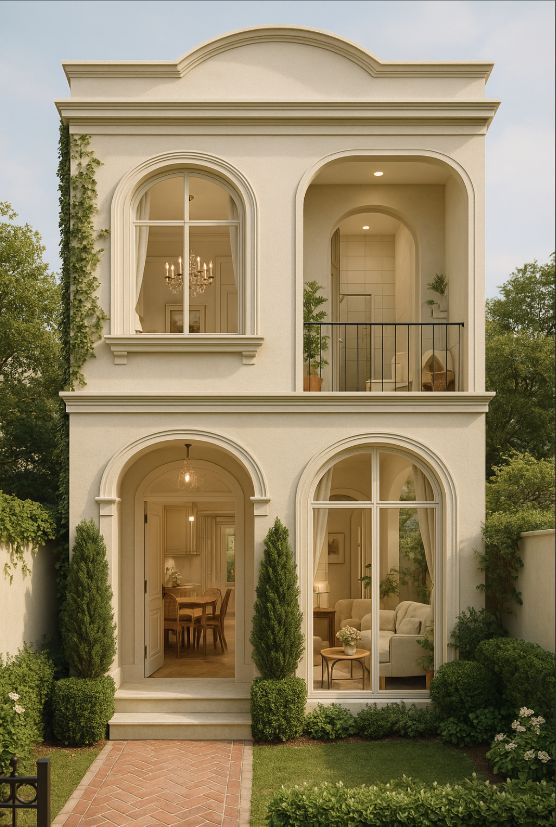biệt thự tân cổ điển 2 tầng đẹp