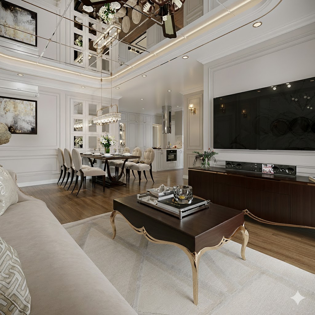 thiết kế nội thất nhà phố