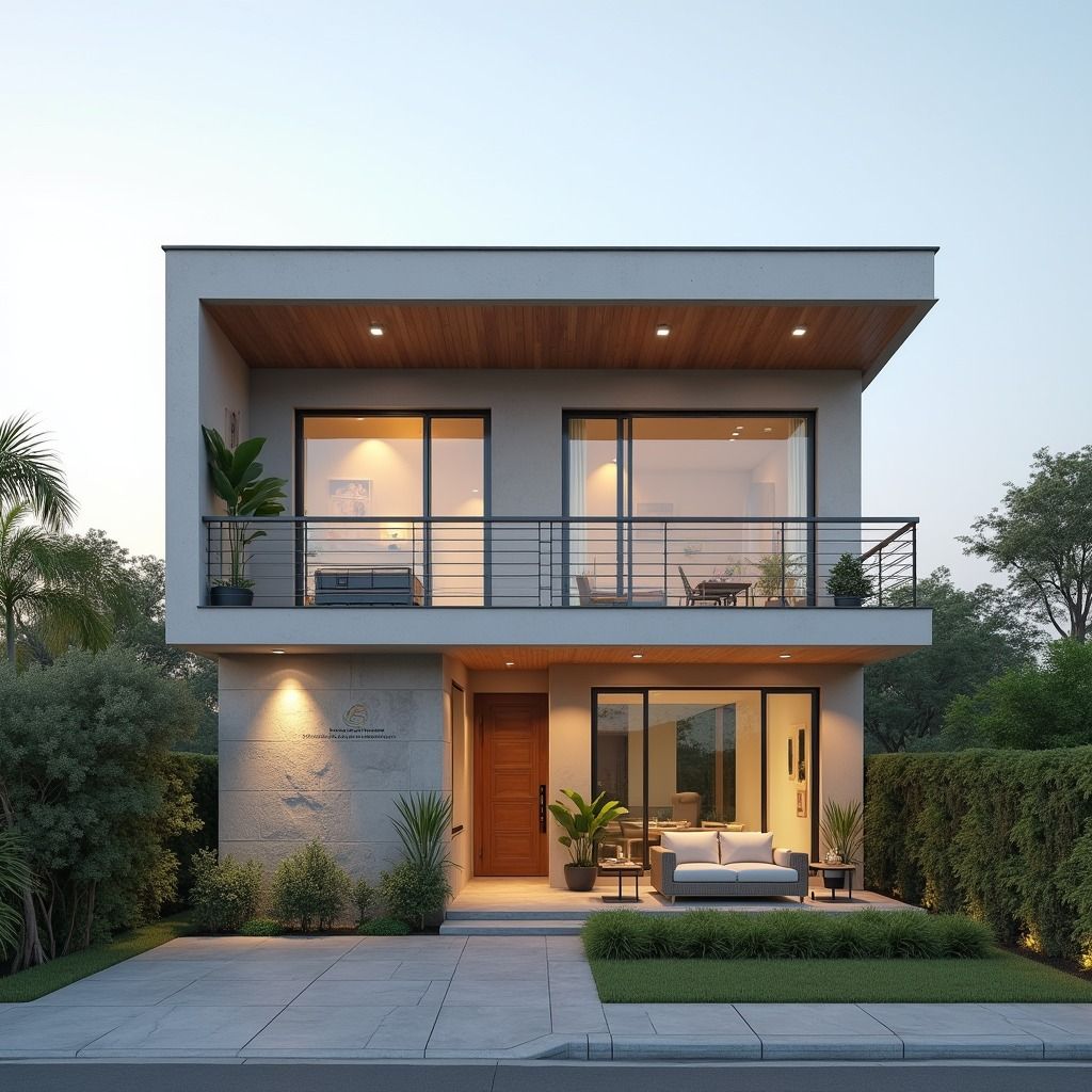 mẫu nhà 2 tầng đẹp