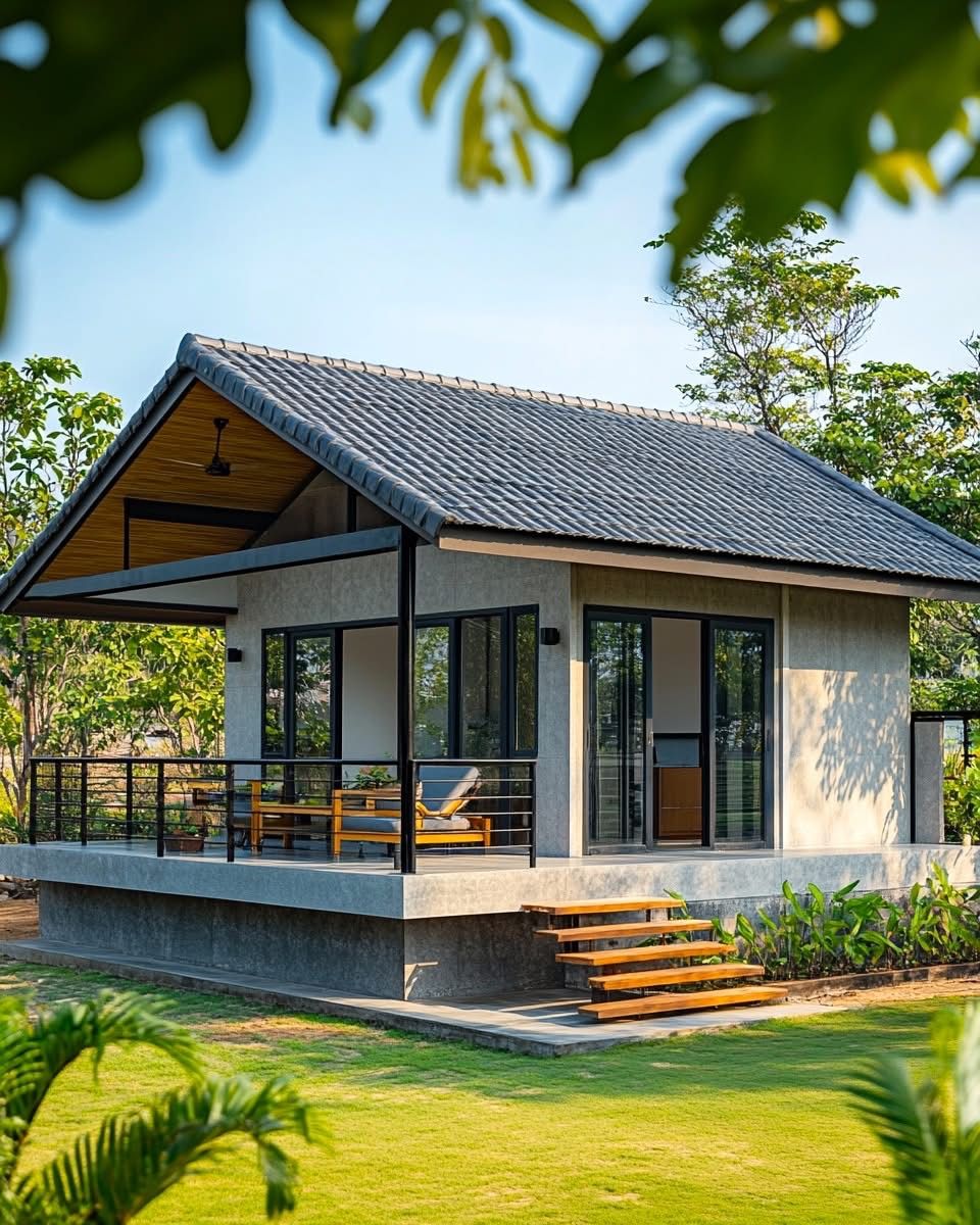 mẫu nhà cấp 4 đẹp