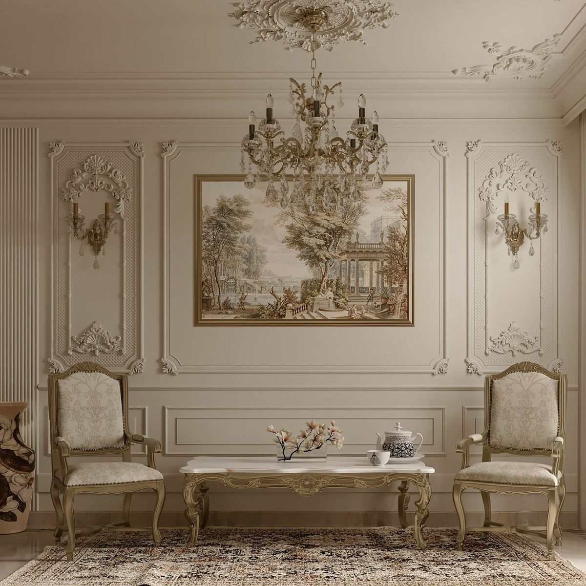 thiết kế biệt thự cổ điển