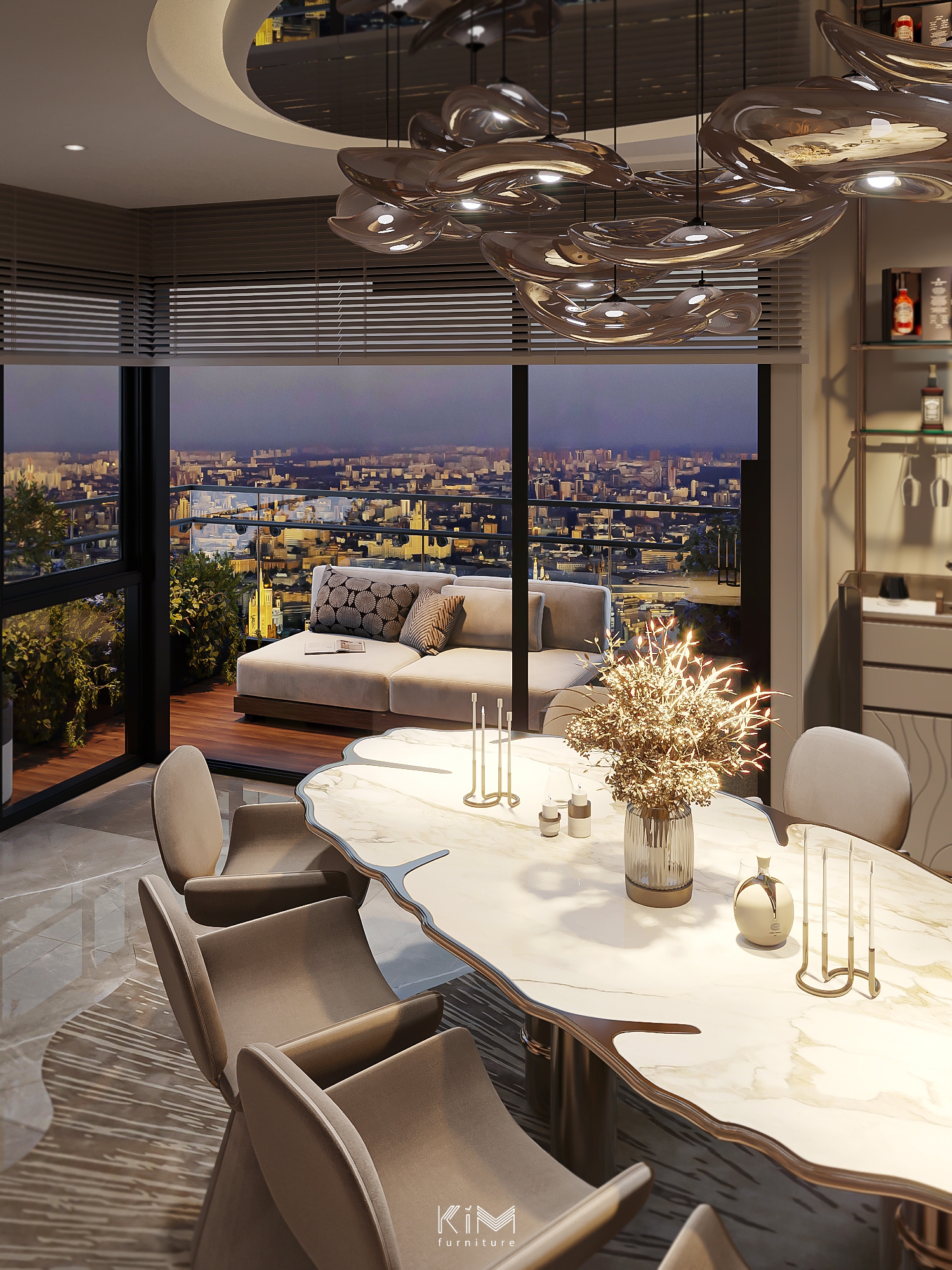 thiết kế nội thất luxury