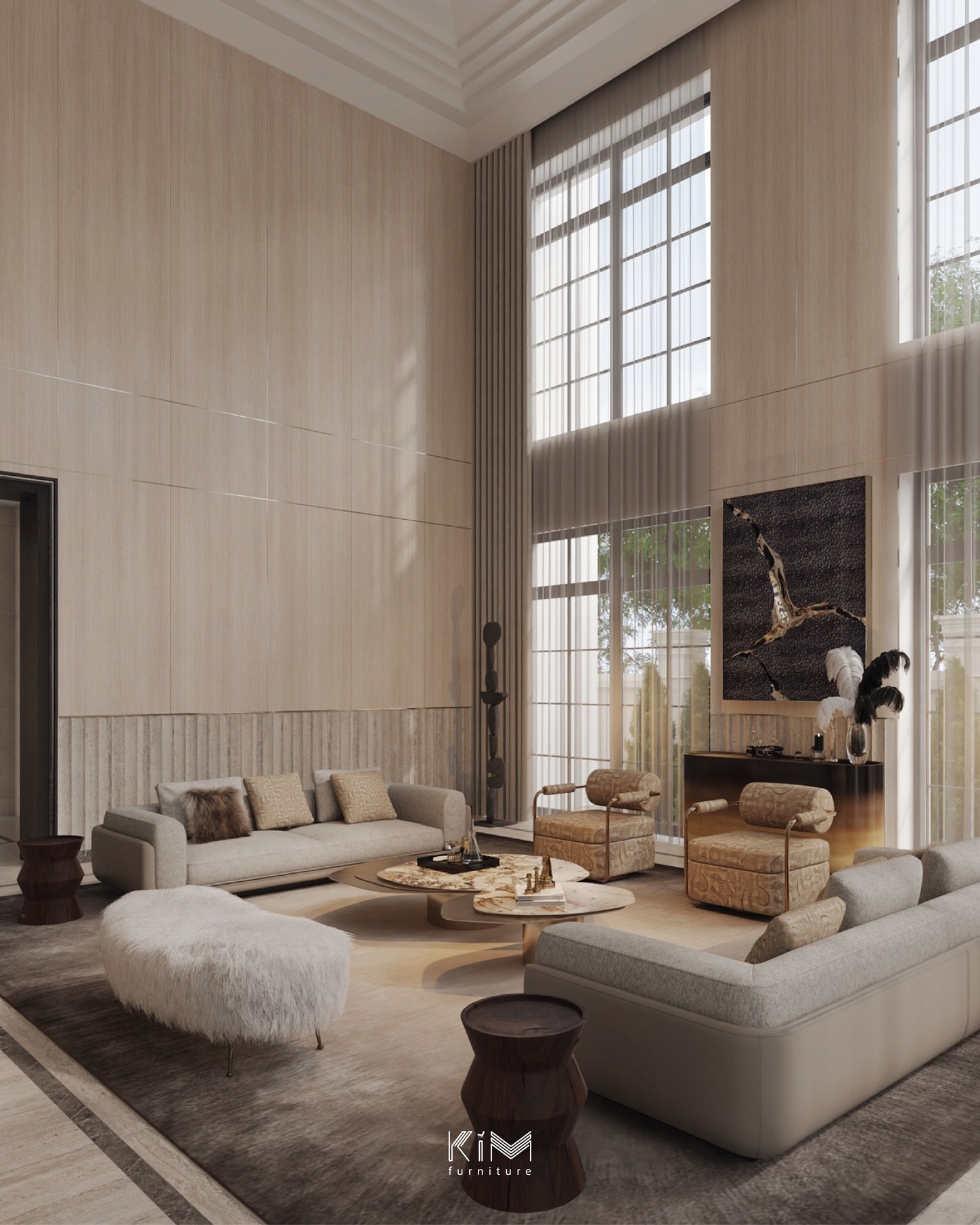 thiết kế nội thất nhà liền kề