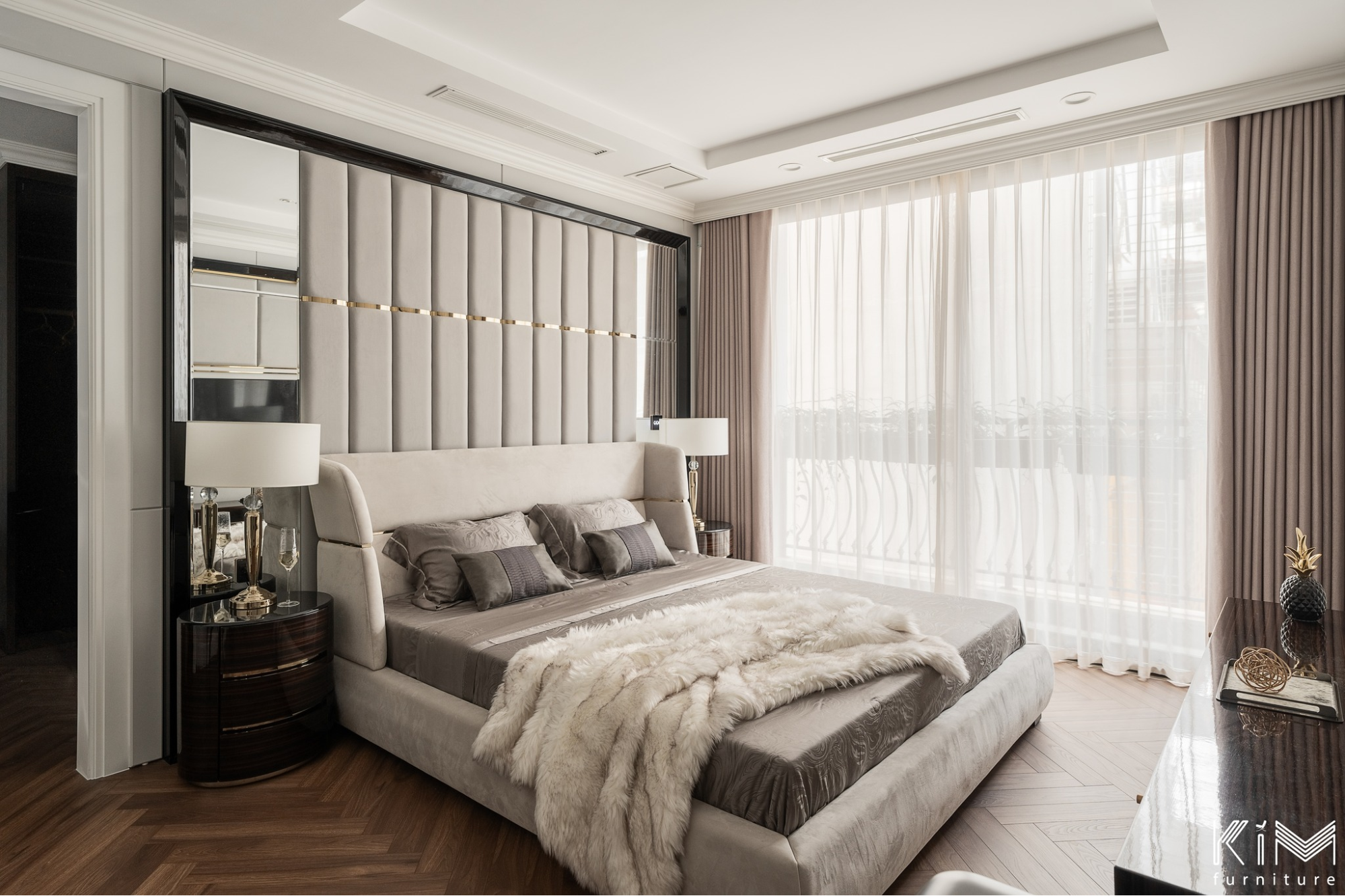 thiết kế phòng ngủ master