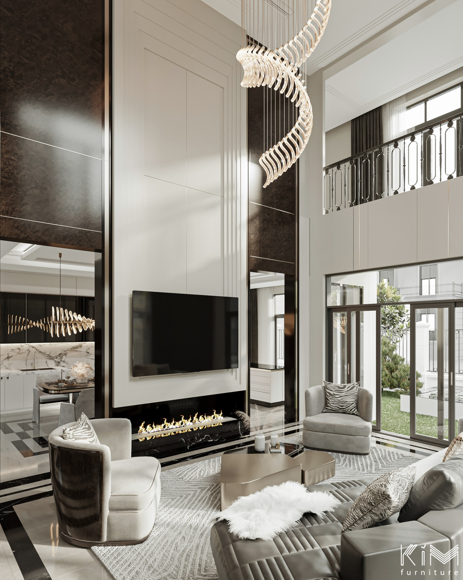 thiết kế nội thất biệt thự