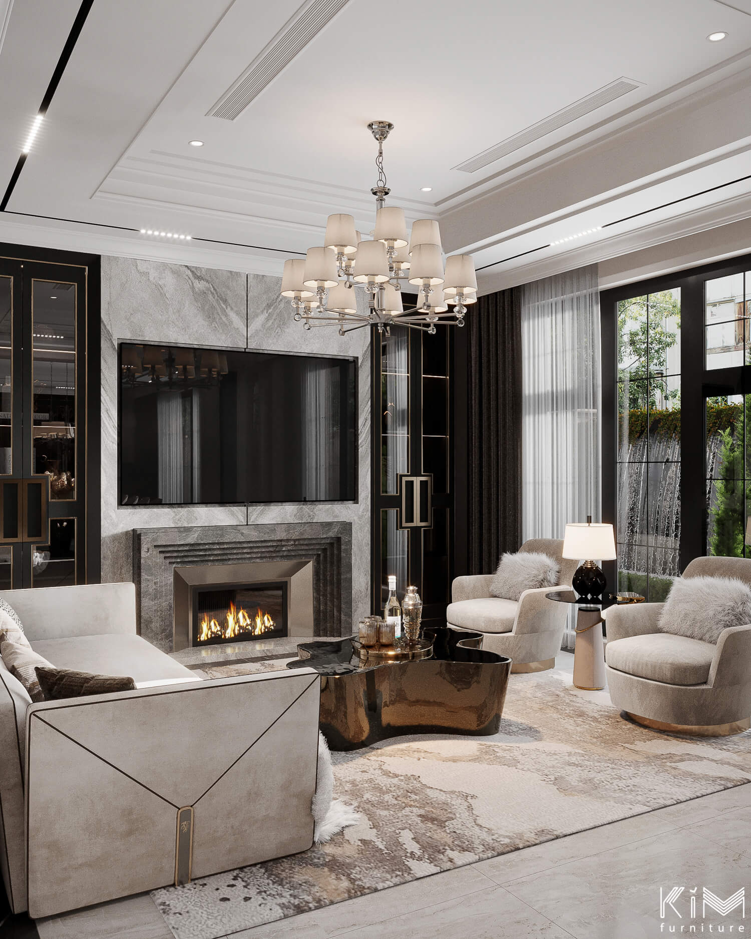 thiết kế nội thất biệt thự