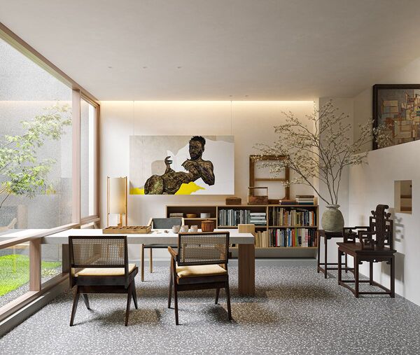 thiết kế phòng trà