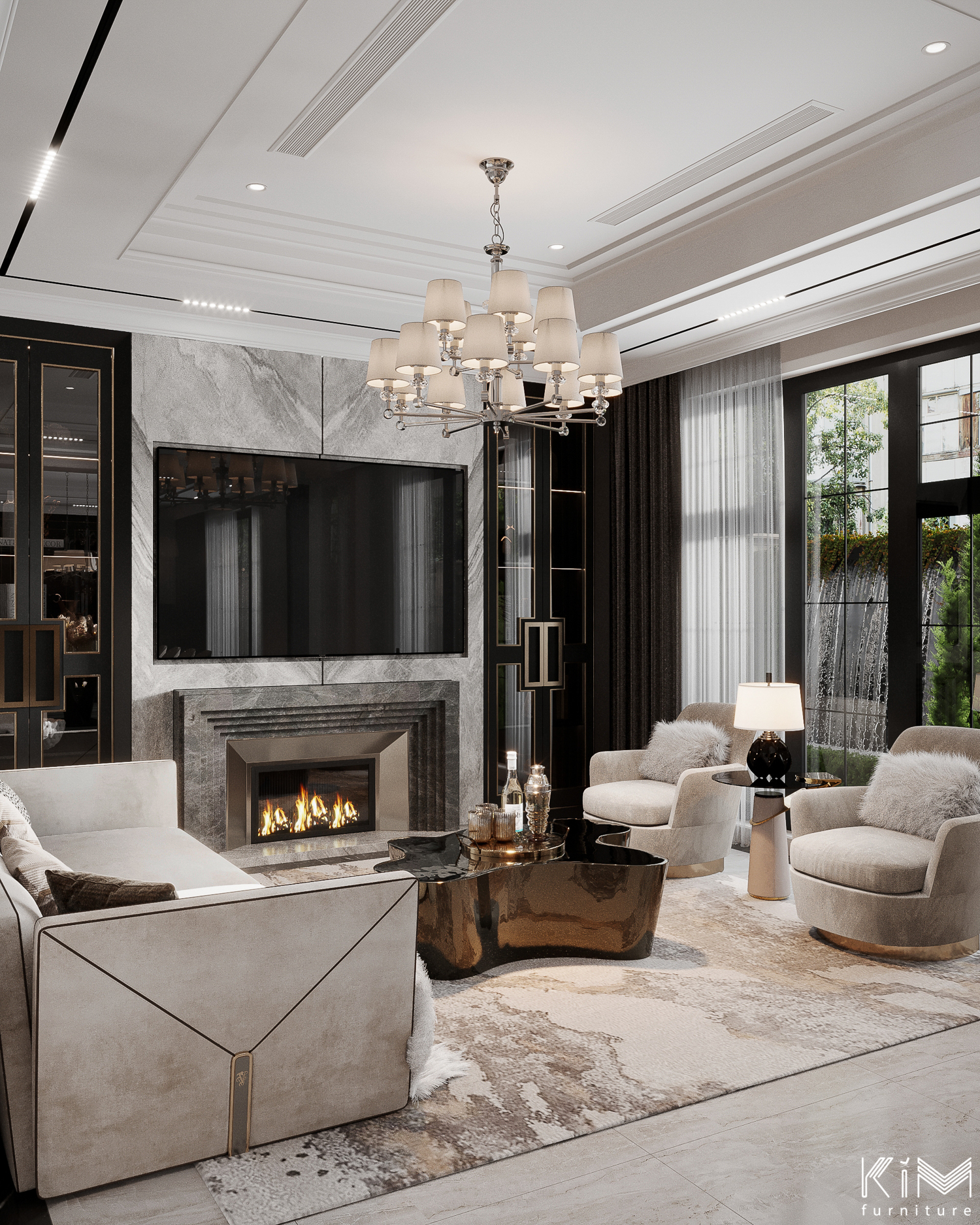 thiết kế nội thất biệt thự