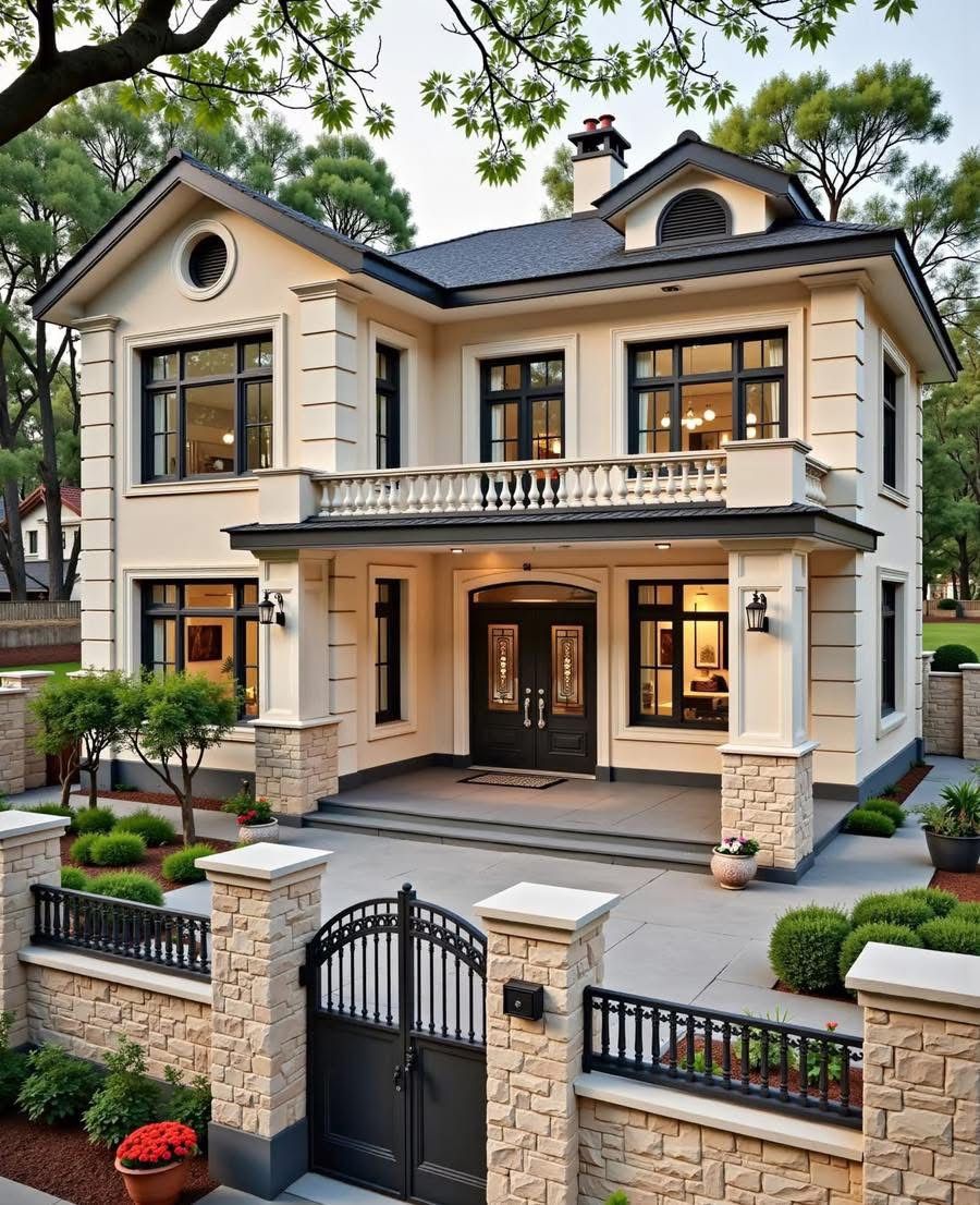 mẫu nhà 2 tầng đẹp