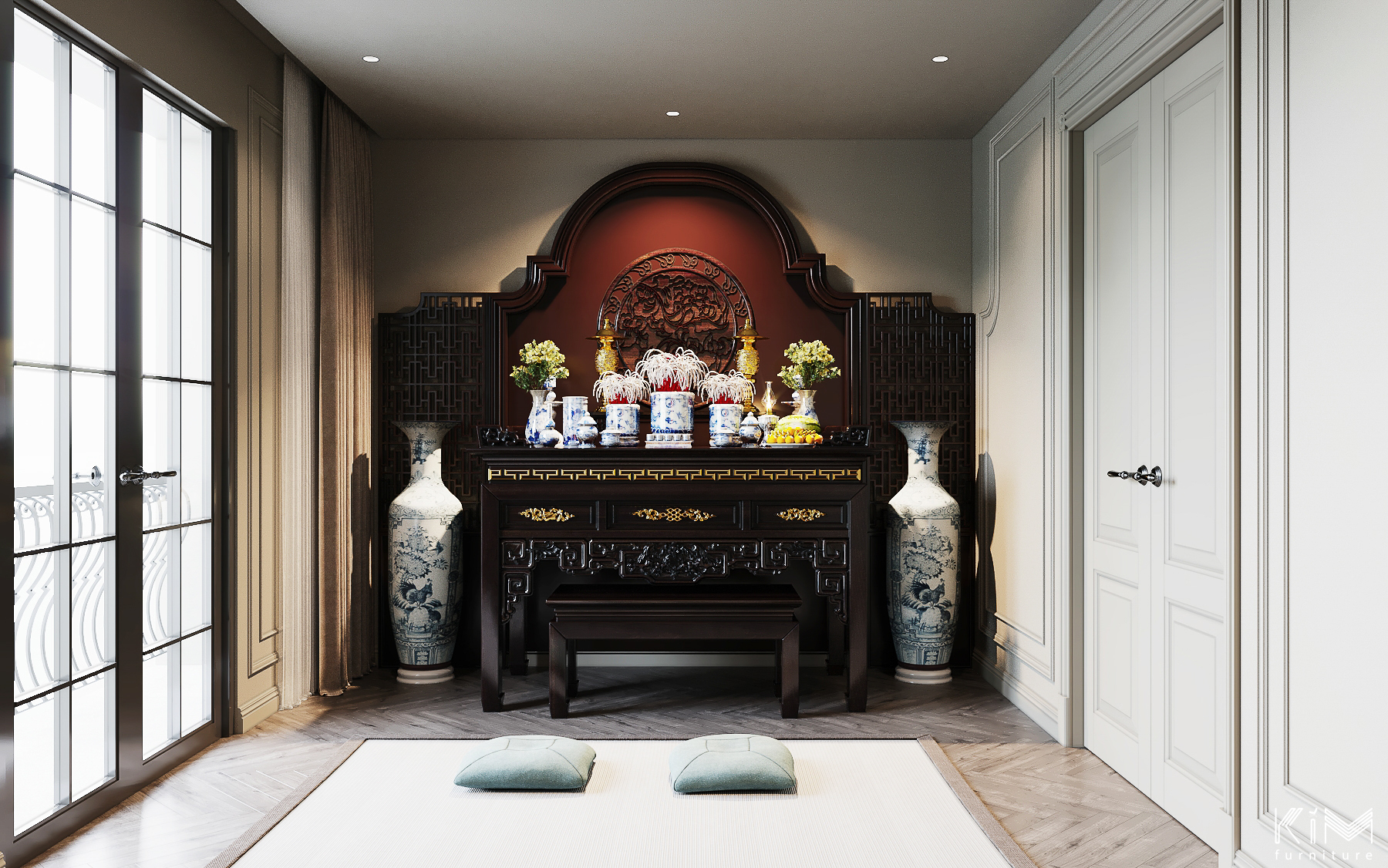 nội thất phòng thờ đẹp