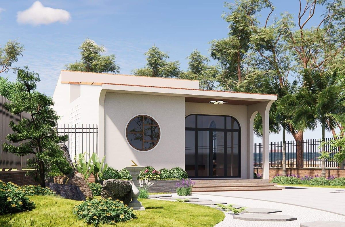 mẫu nhà ống đẹp 1 tầng