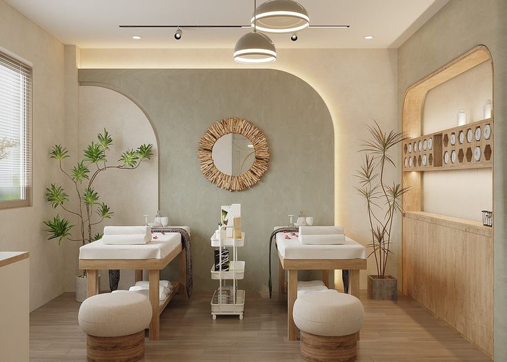 thiết kế spa đơn giản