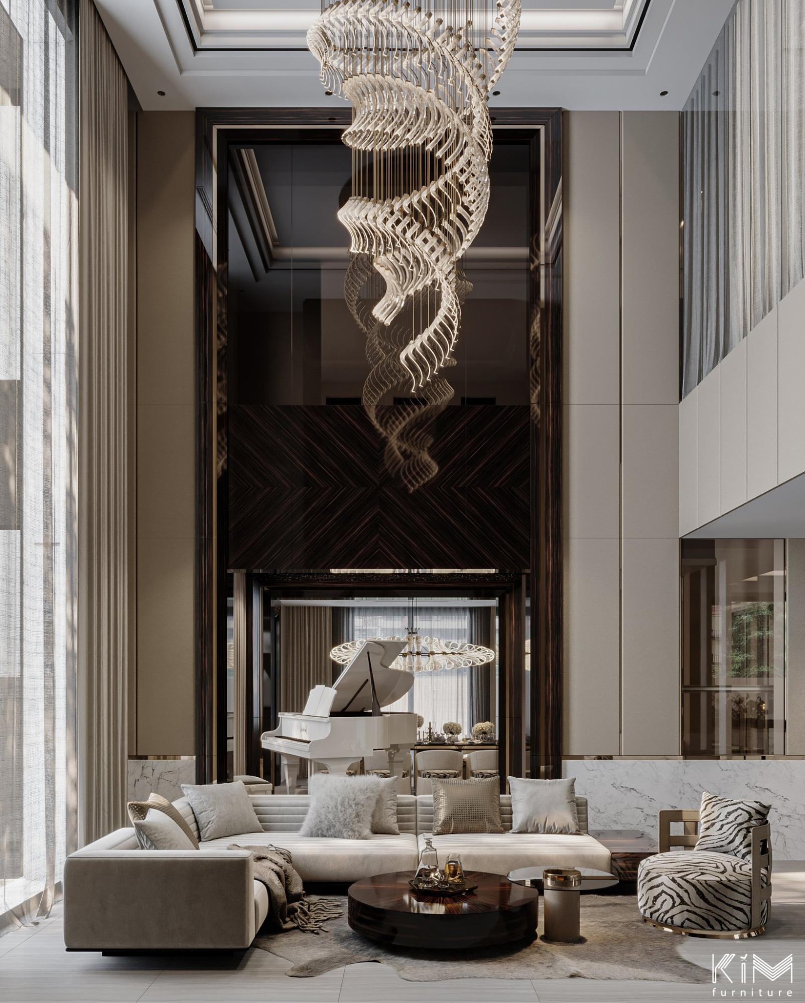 thi công nội thất phòng khách