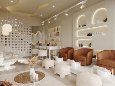 thiết kế spa đơn giản