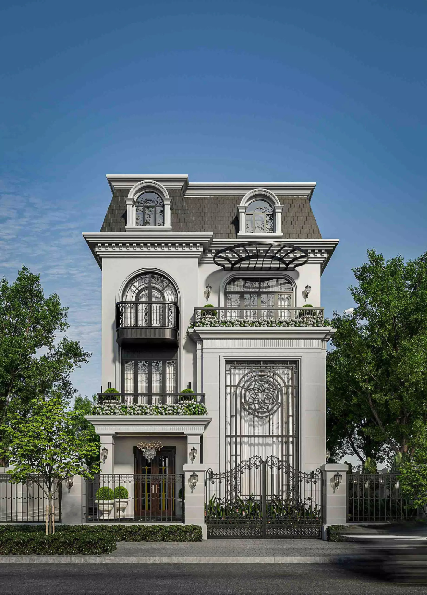 thiết kế biệt thự tân cổ điển