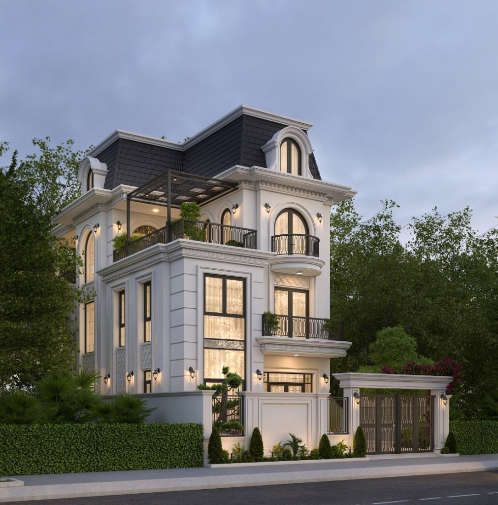 thiết kế biệt thự tân cổ điển