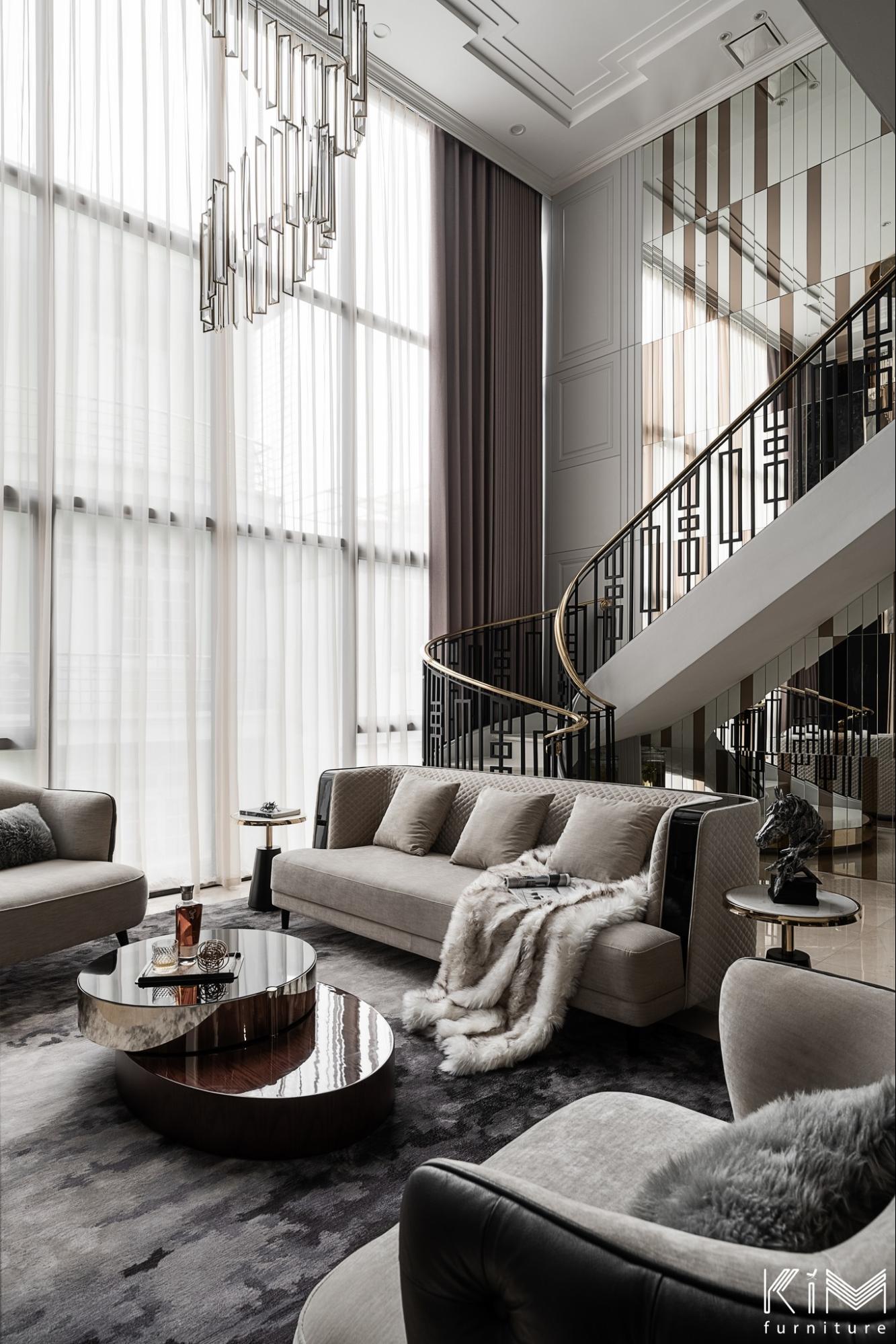 thiết kế thi công nội thất biệt thự