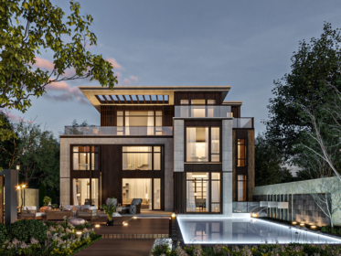 biệt thự hiện đại 3 tầng