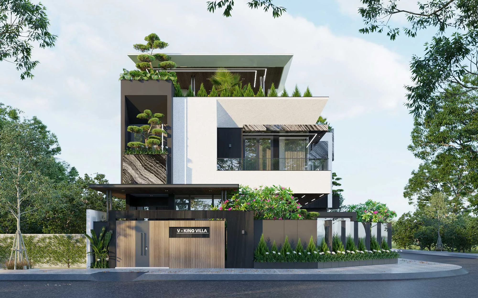 thiết kế biệt thự hiện đại