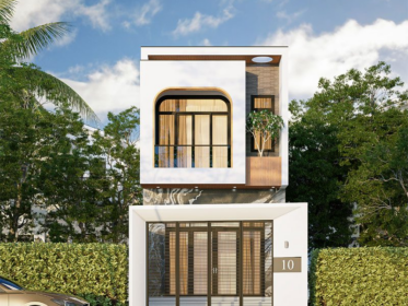 mẫu nhà phố 2 tầng đẹp