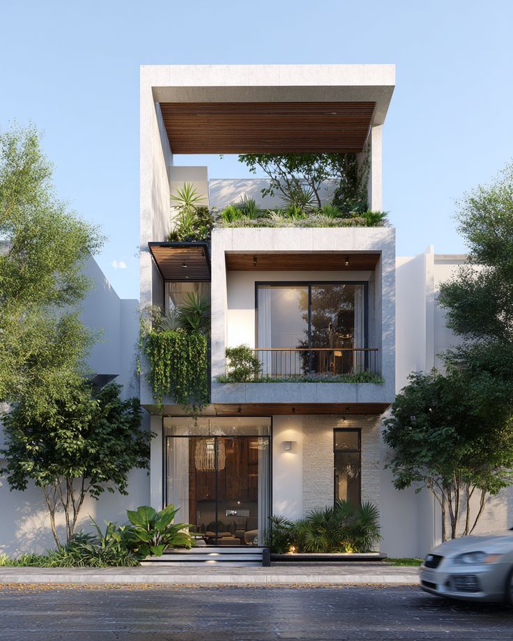 thiết kế nhà phố 5x20 hiện đại