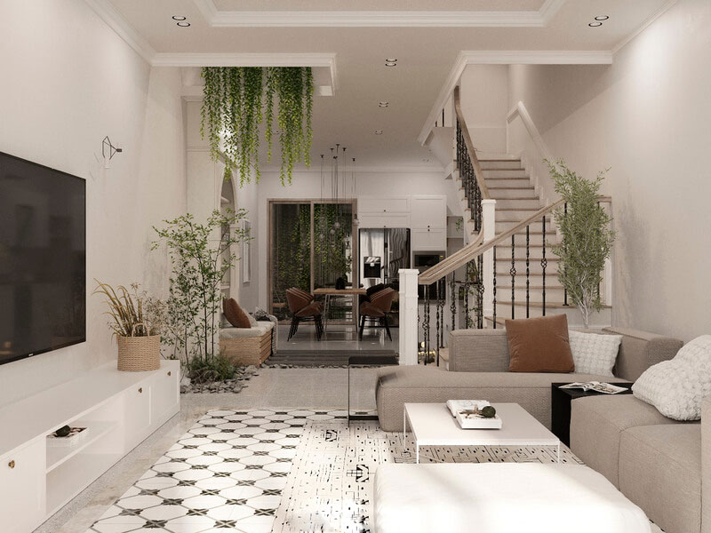 thiết kế thi công nhà phố