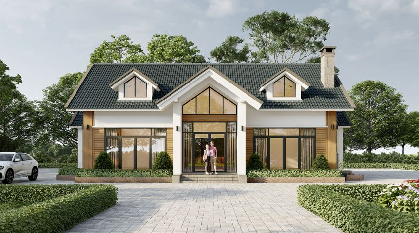 biệt thự 1 tầng